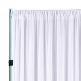 Velvet Backdrop Drape 10 ft x 57 in White
