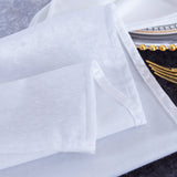 Velvet Table Runner 13x108 White