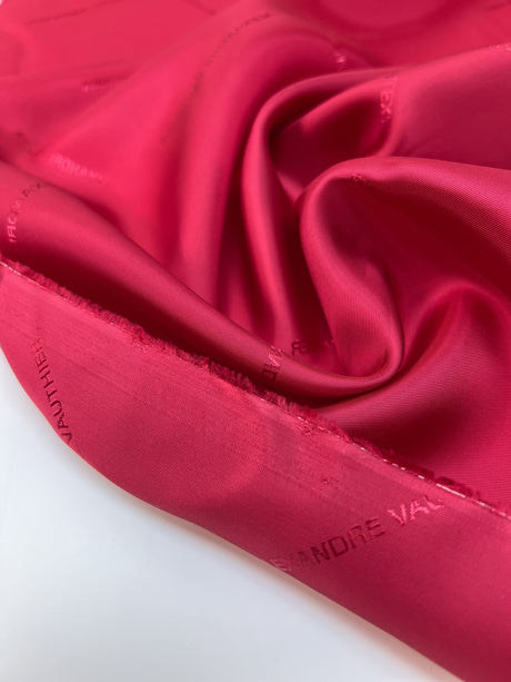 Viscose Lining Twill Red Shade