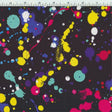 Printed Spandex Color Splash Swimwear Fabric