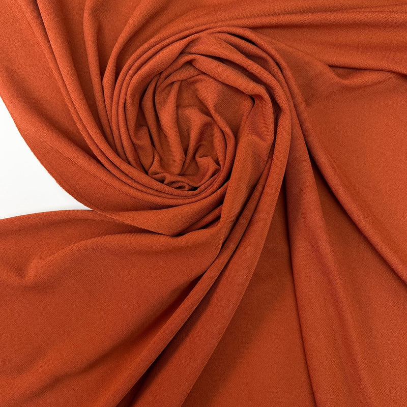 Viscose Knit Brown Orange