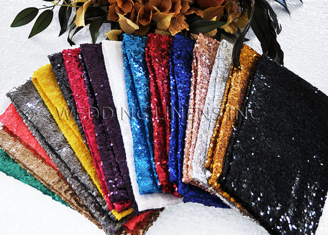 Sequin Taffeta Cloth Dinner Napkin Sample Lot
