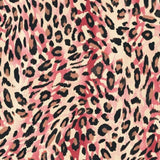 Printed Spandex Leopard Fabric