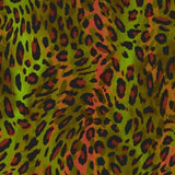 Printed Spandex Leopard Fabric