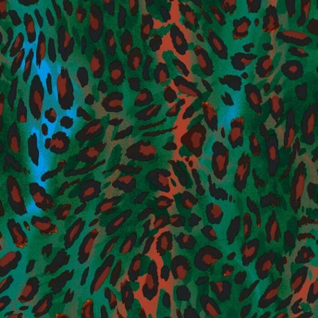 Printed Spandex Leopard Fabric
