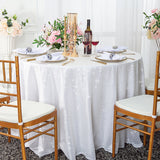 Seamless Round Sequin Taffeta Tablecloth