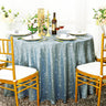 Seamless Round Sequin Taffeta Tablecloth