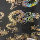 Nylon Spandex Asian Dragon Hologram Fabric 60"