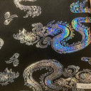Nylon Spandex Asian Dragon Hologram Fabric 60"