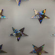 Power Mesh Star Hologram Foil Fabric 60" Width