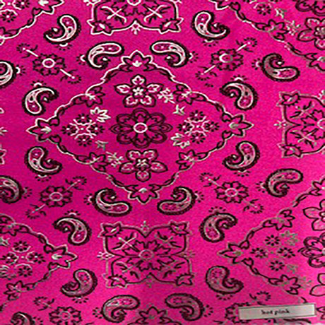 Nylon Spandex Fabric Bandana Foil 60"