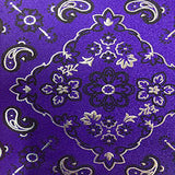 Nylon Spandex Fabric Bandana Foil 60"