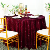 Round Sequin Taffeta Tablecloth