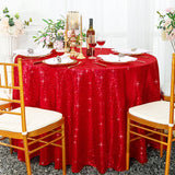 Round Sequin Taffeta Tablecloth