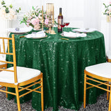 Round Sequin Taffeta Tablecloth