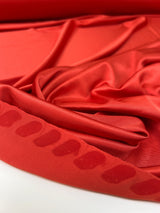 Viscose Elastane Moiré Knit Red