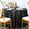 Round Sequin Taffeta Tablecloth