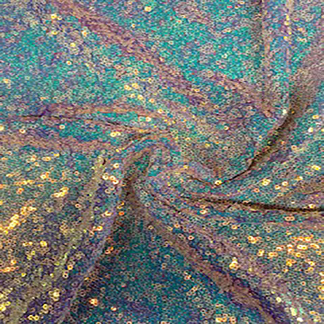 Sequin Stretch Power Mesh Fabric
