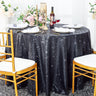 Round Sequin Taffeta Tablecloth