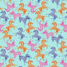 Printed Spandex Zebra Multicolor Activewear Fabric