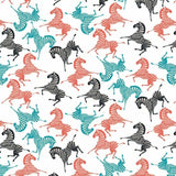 Printed Spandex Zebra Multicolor Activewear Fabric