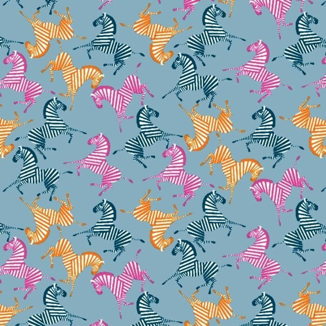 Printed Spandex Zebra Multicolor Activewear Fabric