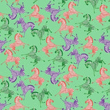 Printed Spandex Zebra Multicolor Activewear Fabric