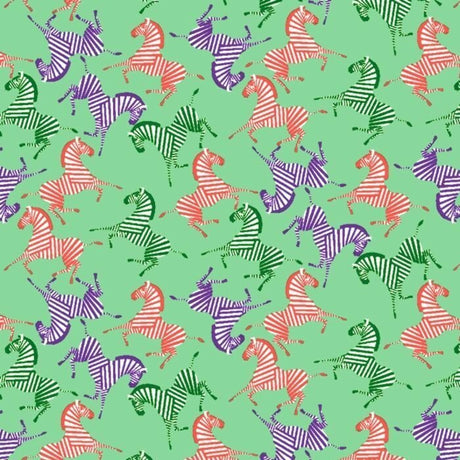 Printed Spandex Zebra Multicolor Activewear Fabric