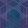 Printed Spandex City Grid Fabric