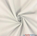 100% Cotton Poplin Cotton Fabric - White, Navy Blue, Black, 60" Wide (1 Yard)