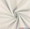 100% Cotton Poplin Cotton Fabric - White, Navy Blue, Black, 60" Wide (1 Yard)