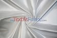 Bridal Satin Polyester Fabric - Shiny Solid, 58/60" Width, Multiple Colors (Yards, Bolts, Sample Swatches)