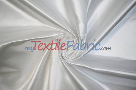 Bridal Satin Polyester Fabric - Shiny Solid, 58/60" Width, Multiple Colors (Yards, Bolts, Sample Swatches)