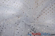 Bridal Tulle With Metallic Polka Dot Polyester Fabric - White And Ivory, Sheer, 58/60" Width (Yards)