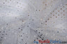 Bridal Tulle With Metallic Polka Dot Polyester Fabric - White And Ivory, Sheer, 58/60" Width (Yards)
