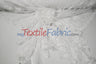 Chantilly Lace Polyester Fabric - Floral Embroidery, Sheer Mesh, 52" Width (1 Yard)