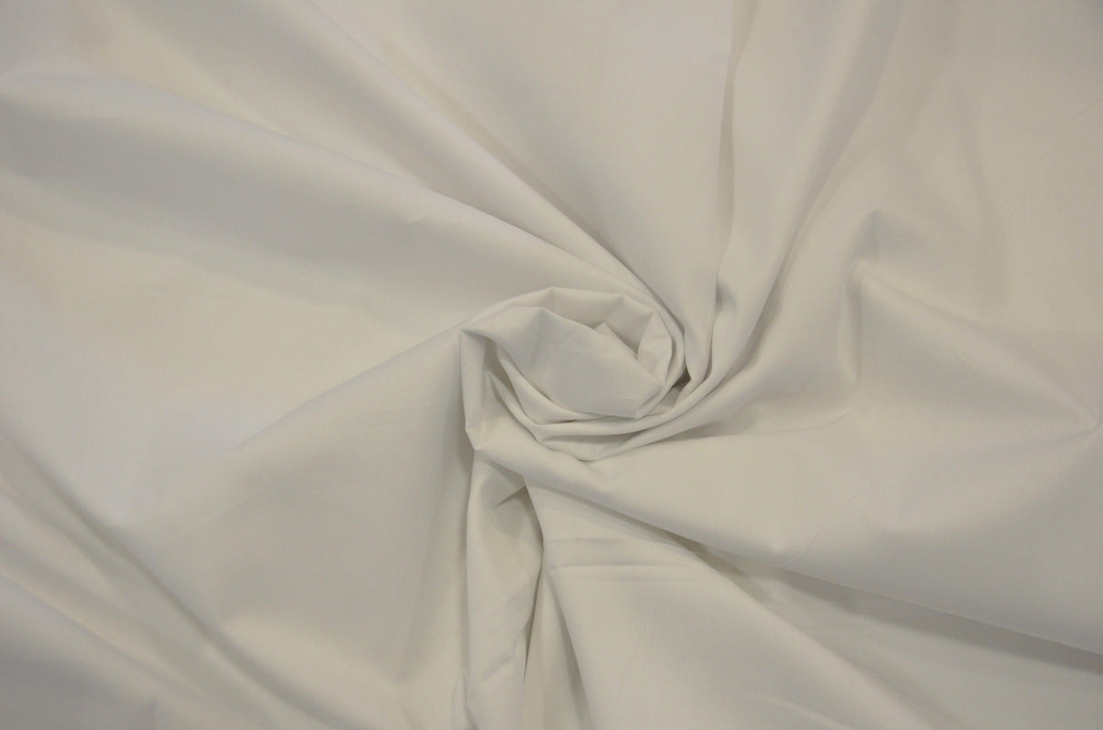 100% Cotton Poplin Broadcloth Fabric - White, Red, Charcoal, Olive, 60" Wide (1 Yard)