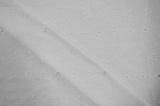 Polyester Cotton Eyelet Embroidery Fabric - No Scallop Ends, Multiple Colors, 60" Wide (1 Yard)
