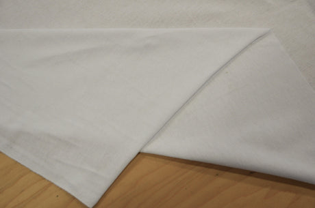 100 Percent Cotton White Flannel Fabric - White Solid, 60" Width (By The Continuous Yard)