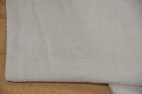 100 Percent Cotton White Flannel Fabric - White Solid, 60" Width (By The Continuous Yard)