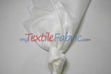 Crystal Satin Polyester Fabric - Shimmering Satin Finish, 45" Width, Multiple Colors (1 Yard)