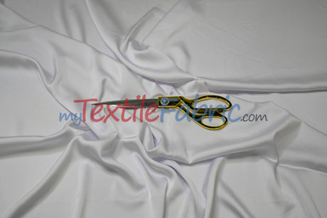 Double Sided Satin Polyester Fabric - Glossy Finish, 60" Width (1 Yard)