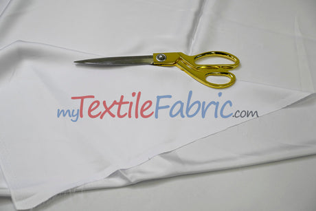 Double Sided Satin Polyester Fabric - Glossy Finish, 60" Width (1 Yard)