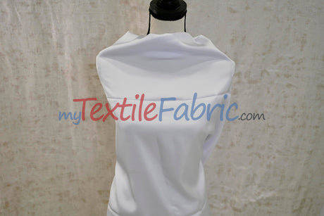 Double Sided Satin Polyester Fabric - Glossy Finish, 60" Width (1 Yard)
