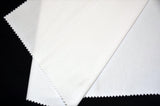 Fire Retardant Cotton Duvetyn Fabric - Black, White, Solid, 58" Width (Yard, Bolt, 3X3 Sample Swatch)