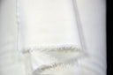 Fire Retardant Cotton Duvetyn Fabric - Black, White, Solid, 58" Width (Yard, Bolt, 3X3 Sample Swatch)