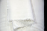 Fire Retardant Cotton Duvetyn Fabric - Black, White, Solid, 58" Width (Yard, Bolt, 3X3 Sample Swatch)