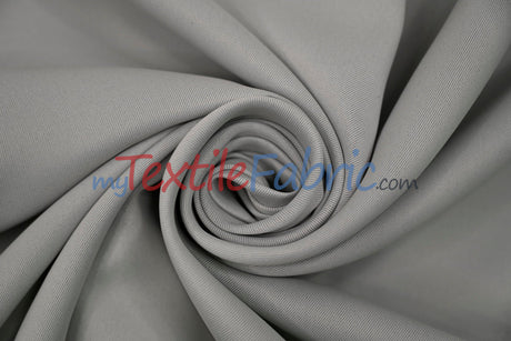 Fire Retardant Blackout Drapery Lining Polyester Fabric - Dim-Out Blackout, 58" Wide, 230 GSM, White, Champagne, Silver, Black (1 Yard)