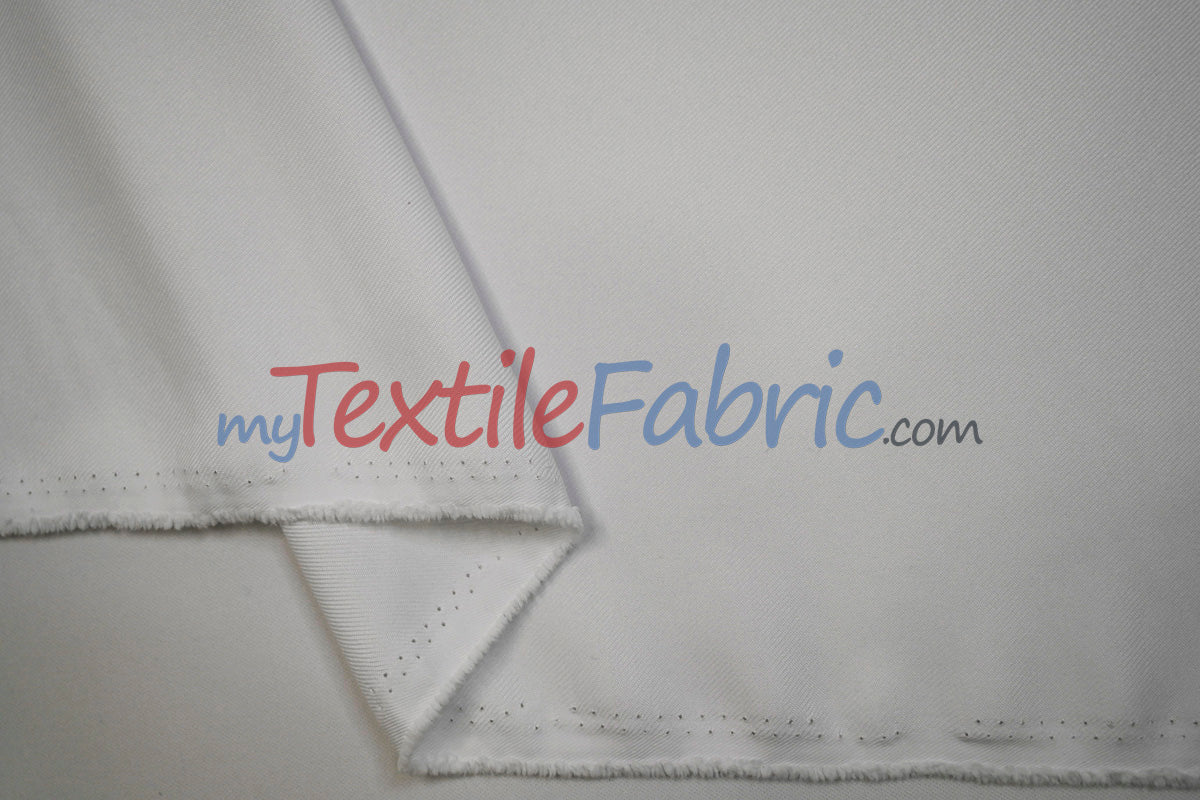 Polyester Gabardine Fabric - Multiple Colors, 58" Width (1 Yard)