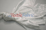 Jasmine Jacquard Polyester Fabric - Floral Brocade, 60" Width (1 Yard)